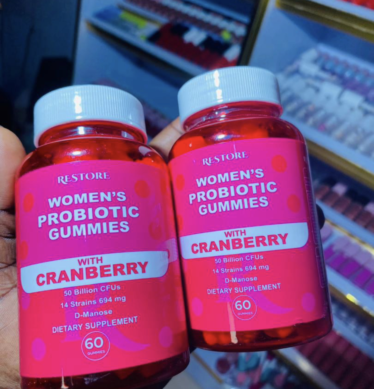 Probiotic gummies
